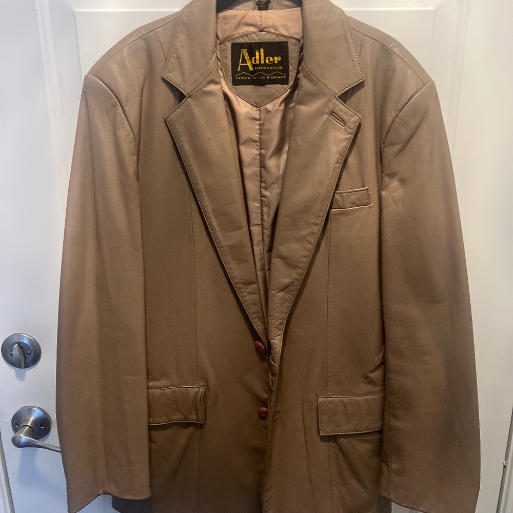 Leather Blazer